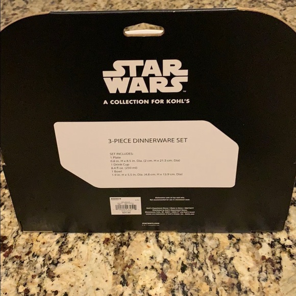NWT Star Wars dinnerware set 3 pieces BPA free - Picture 2 of 4